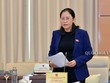 Chủ nhiệm Ủy ban Tư pháp Lê Thị Nga.