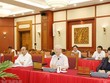 Tập thể Bộ Kl991.com tải ứng dụng dưới sự chủ trì của Tổng Bí thư, Chủ tịch nước Nguyễn Phú Trọng đã làm việc với Ban Thường vụ Đảng uỷ Công an Trung ương - (Ảnh TTXVN).
