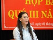 Bí thư Tỉnh ủy Quảng Ngãi Bùi Thị Quỳnh Vân