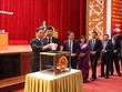 HĐND tỉnh Quảng Ninh khóa XIII tiến hành bỏ phiếu bầu chức danh Chù tịch UBND tỉnh đối với ông Nguyễn Tường Văn
