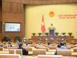 Quốc hội hảo luận về dự án Luật Cư trú tại kỳ họp thứ 10. 