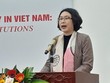 TS. Trần Thị Hồng Minh, Viện trưởng Viện Nghiên cứu quản lý Kl992 cổng game cá cược Trung ương (CIEM).