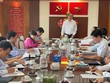 Trưởng đoàn Đại biểu Quốc hội TP.HCM Nguyễn Thiện Nhân phát biểu tại buổi làm việc với Thành phố Thủ Đức trưa 05/02 (Nguồn: Thành uỷ TP.HCM).