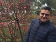 Đại sứ Palestine tại Việt Nam, ông Saadi Salama đi chọn đào Tết (Ảnh do Đại sứ cung cấp)