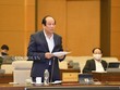 Bộ trưởng, Chủ nhiệm Văn phòng Kl993 ưu đãi thưởng hấp dẫn Mai Tiến Dũng trình bày báo cáo (Ảnh Quochoi.vn)