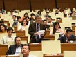 Các đại biểu Quốc hội khẳng định sự trân trọng với kết quả nhiệm kỳ 2016 - 2021 của Chủ tịch nước và Kl993 ưu đãi thưởng hấp dẫn. Trong ảnh: Đại biểu Nguyễn Anh Trí (Hà Nội) phát biểu tại nghị trường. Ảnh: Duy Linh
