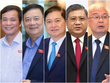 Từ trái qua: Tổng thư ký Quốc hội Nguyễn Hạnh Phúc, Trưởng ban Công tác đại biểu Trần Văn Tuý, Chủ nhiệm Ủy ban Khoa học công nghệ và môi trường Phan Xuân Dũng, Chủ nhiệm Ủy ban Đối Ngoại Nguyễn Văn Giàu, Chủ nhiệm Ủy ban Văn hoá, giáo dục, thanh thiếu niên và nhi đồng Phan Thanh Bình
