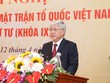 Chủ tịch Ủy ban Trung ương Mặt trận Tổ quốc Việt Nam, ông Đỗ Văn Chiến.