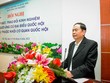 Phó chủ tịch Thường trực Quốc hội Trần Thanh Mẫn chia sẻ kinh nghiệm (Ảnh Quochoi.vn).