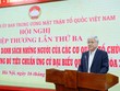 Chủ tịch Ủy ban Trung ương Mặt trận Tổ quốc Việt Nam Đỗ Văn Chiến phát biểu khai mạc.
