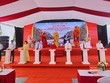 Lãnh đạo thành phố Hải Phòng cùng lãnh đạo quận Đồ Sơn nhấn nút khởi công dự án