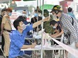 Công an và các lực lượng chức năng phối hợp tăng cường kiểm soát đảm an ninh, an toàn.