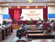 Các đại biểu HĐND tỉnh Thừa Thiên Huế được tổ chức ngồi dãn cách nhằm phòng chống dịch COVID-19.