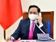 Thủ tướng Kl993 ưu đãi thưởng hấp dẫn Phạm Minh Chính điện đàm với Thủ tướng Nhật Bản Suga Yoshihide (Ảnh: Nhật Bắc)