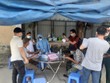 Chốt kiểm dịch tại quốc lộ 1K địa bàn tỉnh Đồng Nai sáng 5/6.