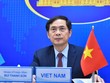 Bộ trưởng Ngoại giao Bùi Thanh Sơn tham dự Phiên thảo luận mở trực tuyến cấp cao của HĐBA LHQ (Ảnh: BNG)