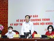 Phó chủ nhiệm Uỷ ban Kl992 cổng game cá cược của Quốc hội Nguyễn Minh Sơn trả lời tại cuộc họp báo (Ảnh Duy Linh). 