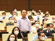 Đại biểu Lê Thanh Vân (Cà Mau) phát biểu. (Ảnh- Quochoi.vn).