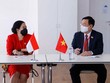 Chủ tịch Quốc hội Vương Đình Huệ hội kiến với Chủ tịch Hạ viện Indonesia Puan Maharani.
