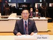 Chủ tịch Quốc hội Vương Đình Huệ tại Hội nghị các Chủ tịch Quốc hội Thế giới lần thứ 5 (Ảnh TTXVN)