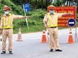 Một chốt kiểm dịch trên Quốc lộ 2 trên địa bàn tỉnh Tuyên Quang.