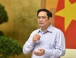 Thủ tướng Phạm Minh Chính chủ trì Hội nghị trực tuyến toàn quốc với các bộ, cơ quan Trung ương và địa phương về đẩy mạnh giải ngân kế hoạch vốn Kl99ok phiên bản mới công năm 2021 (Ảnh: VGP)