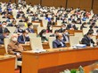 Phiên họp sáng 8/11 của Quốc hội.