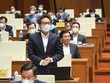 Phó thủ tướng Vũ Đức Đam tham gia trả lời chất vấn trước Quốc hội, sáng 11/11.
