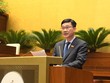 Chủ nhiệm Uỷ ban Kl992 cổng game cá cược Vũ Hồng Thanh báo cáo giải trình.