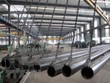 Công nhân kiểm tra ống thép inox chất lượng cao tại nhà máy ở huyện Ganyu, tỉnh Giang Tô, miền đông Trung Quốc. Ảnh: THX/TTXVN