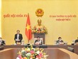 Phó chủ tịch Quốc hội Trần Thanh Mẫn điều hành phiên thảo luận.