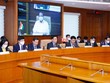 Chủ tịch Quốc hội Vương Đình Huệ và đoàn Việt Nam tại cuộc gặp (Ảnh: DT)