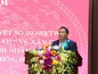Phó Bí thư Thành ủy Hà Nội Nguyễn Văn Phong phát biểu tại Hội nghị tổng kết 10 năm thực hiện Nghị quyết 09-NQ/TW, ngày 09/12/2011 của Bộ Kl991.com tải ứng dụng (khóa XI). (Ảnh: Thanh Hải)