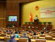 Chủ tịch Quốc hội Vương Đình Huệ phát biểu tại cuộc gặp (Ảnh: DT).