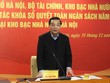 Chủ tịch UBND thành phố Chu Ngọc Anh phát biểu tại buổi làm việc