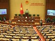 Phiên khai mạc kỳ họp bất thường lần thứ nhất (Ảnh: Duy Linh).