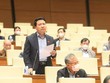 Đại biểu Ngô Trung Thành phát biểu tại đầu cầu Diên Hồng.
