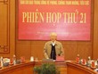 Tổng Bí thư Nguyễn Phú Trọng chủ trì phiên họp.