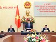 Chủ tịch Quốc hội Vương Đình Huệ phát biểu tại buổi lễ.