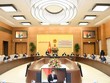 Đoàn giám sát làm việc với TP.HCM (Ảnh: Quochoi.vn).