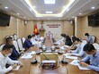 Bà Nguyễn Thị Hạnh, Phó Chủ tịch UBND tỉnh Quảng Ninh kiểm tra công tác chuẩn bị tổ chức sự kiện.