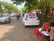 Băng rôn bán đất được treo bất cứ đâu ở Bình Phước. Ảnh: Lê Toàn