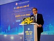 Ông Alfonso Garcia Mora, Phó chủ tịch IFC Phụ trách Khu vực châu Á - Thái Bình Dương phát biểu tại Diễn đàn Kl992 cổng game cá cược TP.HCM. Ảnh: Lê Toàn