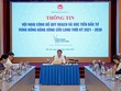 Buổi họp thông tin về Hội nghị Công bố quy hoạch và xúc tiến Kl99ok phiên bản mới vùng Đồng bằng sông Cửu Long thời kỳ 2021-2030 (Ảnh: Đức Trung)