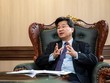 Ông Đỗ Nhất Hoàng trong cuộc trả lời phỏng vấn với nhật báo Maekyung