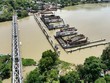 Dự án Đập ngăn mặn Sông Cái, Nha Trang, tỉnh Khánh Hòa đang trong quá trình triển khai. Ảnh: T.M.N