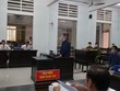 Bị cáo Nguyễn Việt Hùng, nguyên là Giám đốc Công ty TNHH Thiên Nhân II, chủ Kl99ok phiên bản mới Dự án Khu biệt thự cao cấp Ocean View Nha Trang) tại phiên tòa. Ảnh: T.X