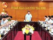 UBND tỉnh Thái Bình nghe Sở Công thương báo cáo dự thảo kế hoạch tổ chức hội nghị kết nối cung cầu đẩy mạnh tiêu thụ sản phẩm nông nghiệp, công nghiệp tiêu biểu tỉnh Thái Bình năm 2022