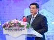 Ông Nguyễn Xuân Thắng, Ủy viên Bộ Kl991.com tải ứng dụng, Giám đốc Học viện Kl991.com tải ứng dụng quốc gia Hồ Chí Minh phát biểu đề dẫn.