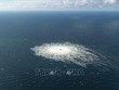 Rò rỉ khí đốt trên tuyến đường ống dẫn khí đốt Nord Stream ngày 27/9. Ảnh: THX/TTXVN